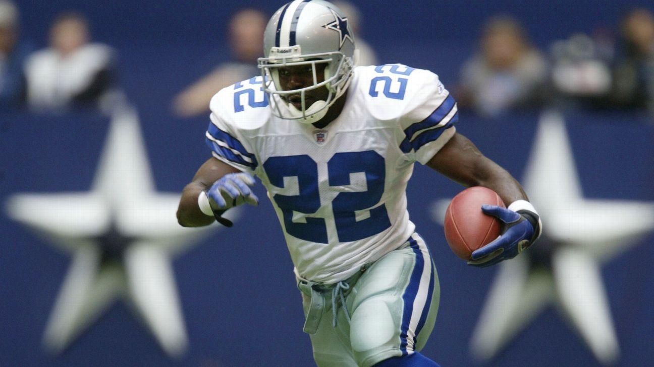 The legend of Cowboys' Emmitt Smith's NFL rushing record and why it might  never be broken - ESPN