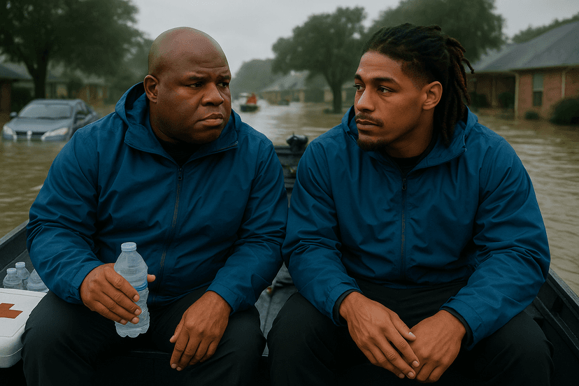 Eric Bieniemy and his former student — the Chiefs’ future captain, unite for Texas relief: “These folks need us now more than ever”