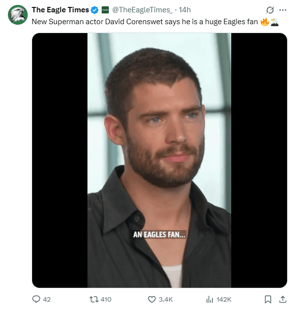 Superman Actor Causes a Surprise by 'Choosing Sides': Jalen Hurts is the Real Superhero!