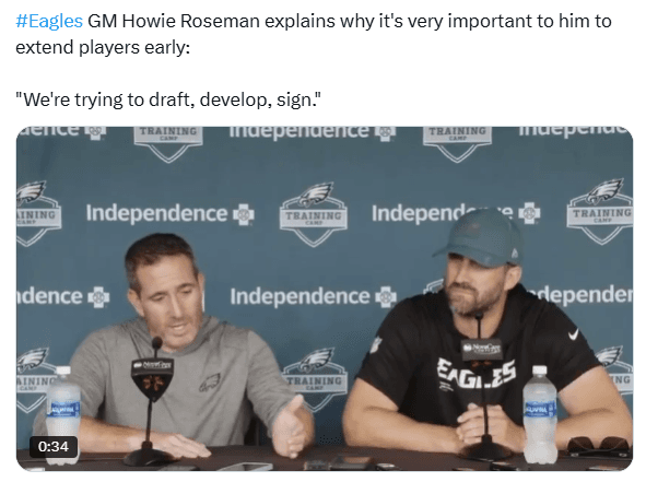  Eagles “Send a Message” to Cowboys: Howie Roseman Shares Winning Philosophy That’s Shaking Up the Entire NFL!