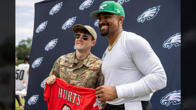 Eagles Welcome the Brave: Heartfelt Military Appreciation Day Lights Up Training Camp