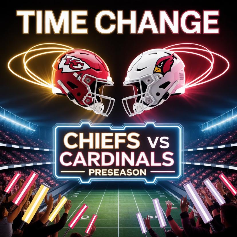 TIME UPDATE: Chiefs at Cardinals – How to Watch/Listen to the Game