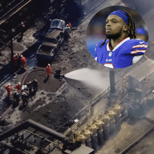 Bills Safety Who Cheated Death on NFL Field Launches Relief Effort After Deadly U.S. Steel Blast in Home Region