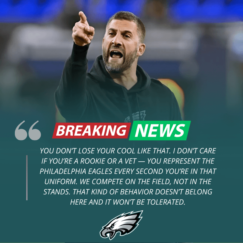 Eagles Rookie Brawls With Browns Fans After Preseason Game — HC Nick Sirianni Hands Down Harsh Punishment 