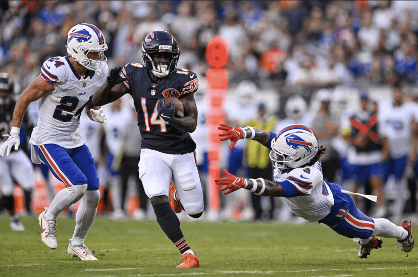 Bears Rookie Luther Burden III Delivers Big Hit on Bills’ Veteran at Tough Preseason Night
