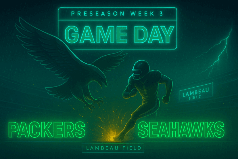 GAME DAY: How to Watch Packers vs. Seahawks Final Preseason: Time, TV, Streaming, and Radio Options