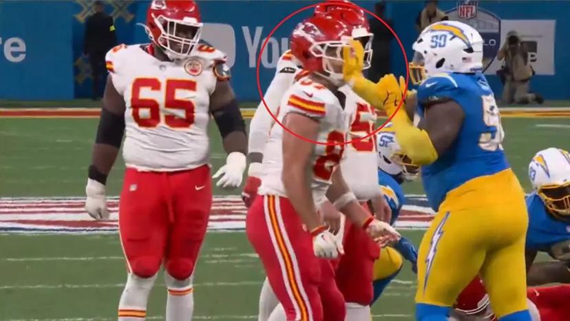 Chargers Teair Tart Gets Disciplined by NFL for Slapping Travis Kelce