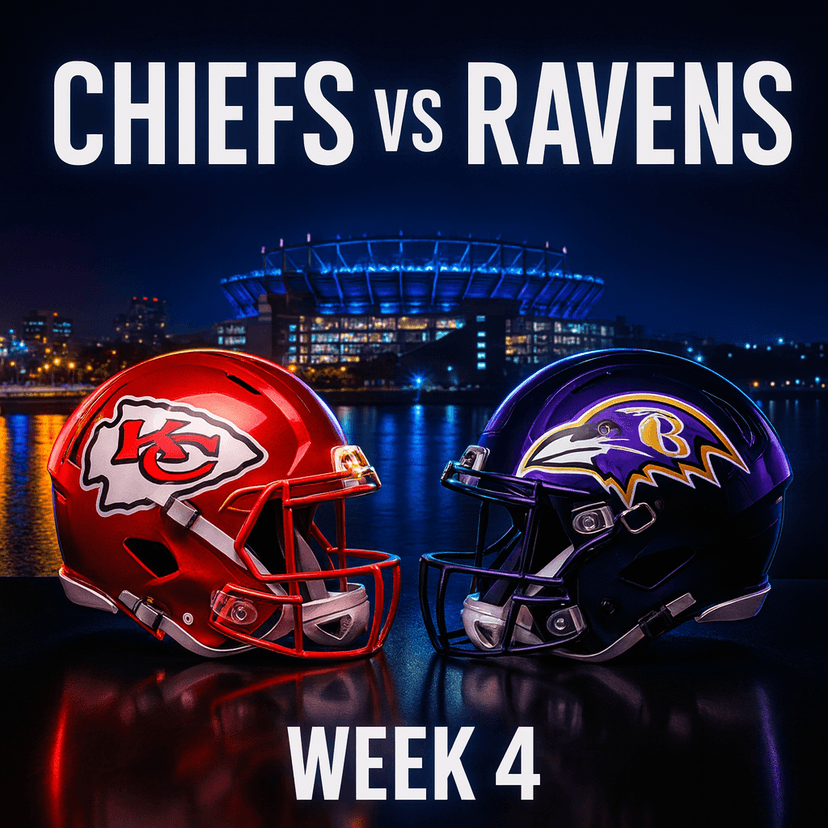 How to Watch the Kansas City Chiefs Face the Baltimore Ravens in Week 4