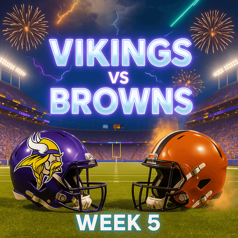 SKOL VIKINGS! SEE YOU, BROWNS—IN LONDON, WEEK 5! 🏈🟣🟤