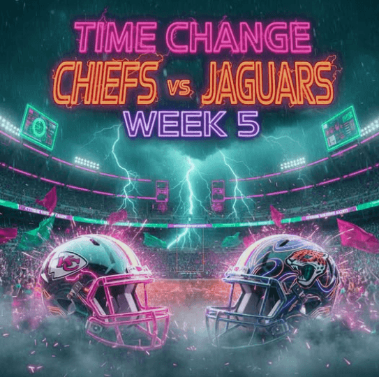 OFFICIAL TIME UPDATE: CHIEFS VS JAGUARS, A CRITICAL AFC SHOWDOWN! MONDAY NIGHT BLOCKBUSTER!