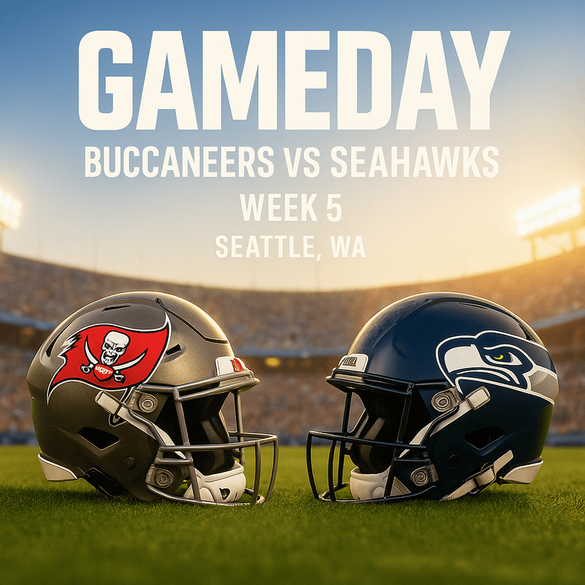 GAMEDAY: Buccaneers vs Seahawks — Week 5 full preview (time, TV, key tactical battles)