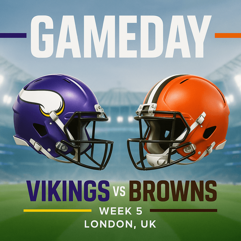 GAMEDAY: Vikings vs Browns — Week 5 full preview (time, TV, key tactical battles)
