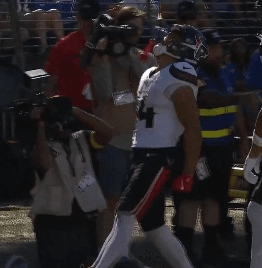 VIDEOS: Texans Rookie Disrespectfully Hit The Ray Lewis Squirrel Dance, And The Ravens Defense Was Extremely Angry About It, And A Scuffle Ensued