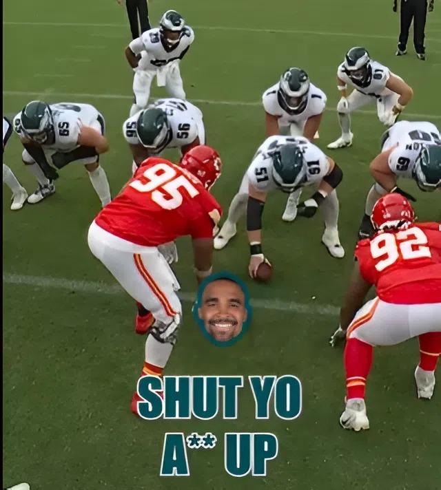 Eagles QB Jalen Hurts Fires Off Expletive-Laced Response to Chiefs DT Chris Jones’ Taunt  in Closing Moments of Super Bowl Rematch