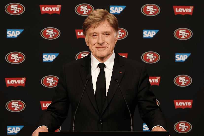 49ers Mourn the Loss of Robert Redford - Hollywood Icon and Lifelong Fan Since the Team’s Earliest Days
