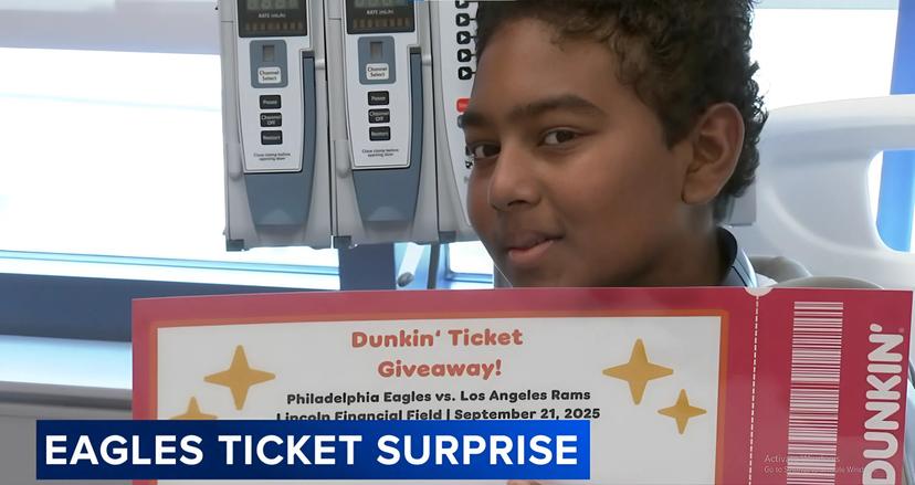 The Philadelphia Eagles Gift All-Inclusive Tickets to Teen Cancer Survivor’s Family Ahead of Sunday’s Game vs. Rams