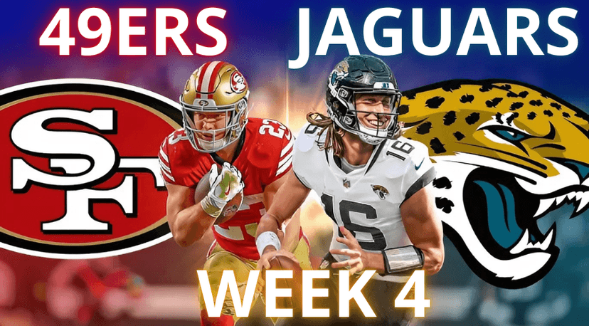 How to Watch the San Francisco 49ers Face Trevor Lawrence and the Jacksonville Jaguars in Week 4