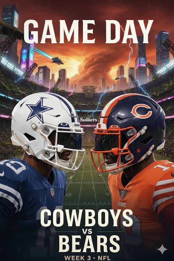 How to Watch Cowboys vs Bears: 2025 Week 3 Showdown