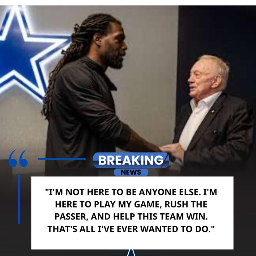 Cowboys Star Pass Rusher 3-Time Pro Bowl to Make Explosive Debut Sunday vs Bears, per Jerry Jones
