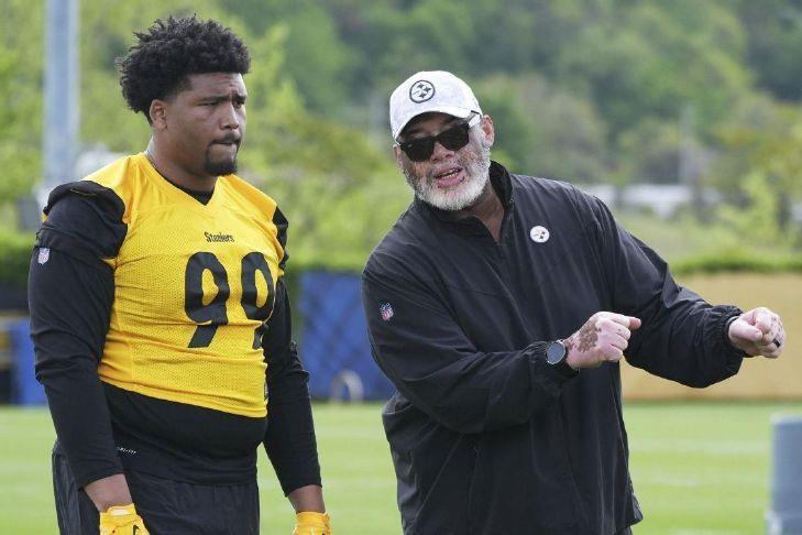 Steelers pick Harmon balancing joy with grief | The Courier PITTSBURGH (AP)  — Derrick Harmon showed up for work on Friday, eager to get his NFL career  started while still coming to