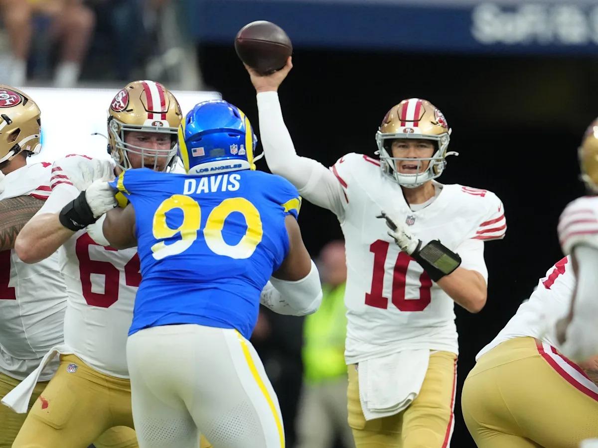HH. 9 Teams Submit Trade Offers For 49ers QB Mac Jones Right After Win Over Rams — Market Heating Up Fast Ahead Of NFL Deadline - criss