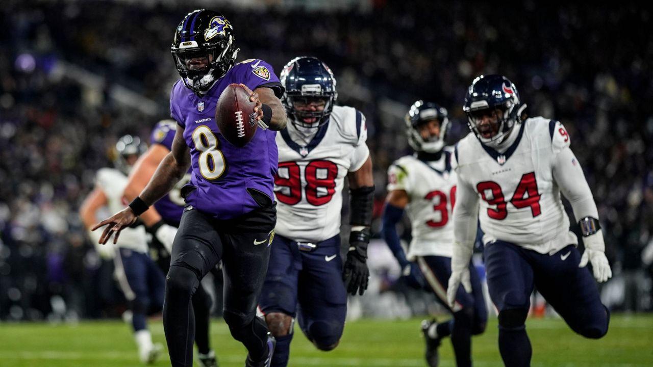 Ravens beat Texans 34-10 and reach AFC title game